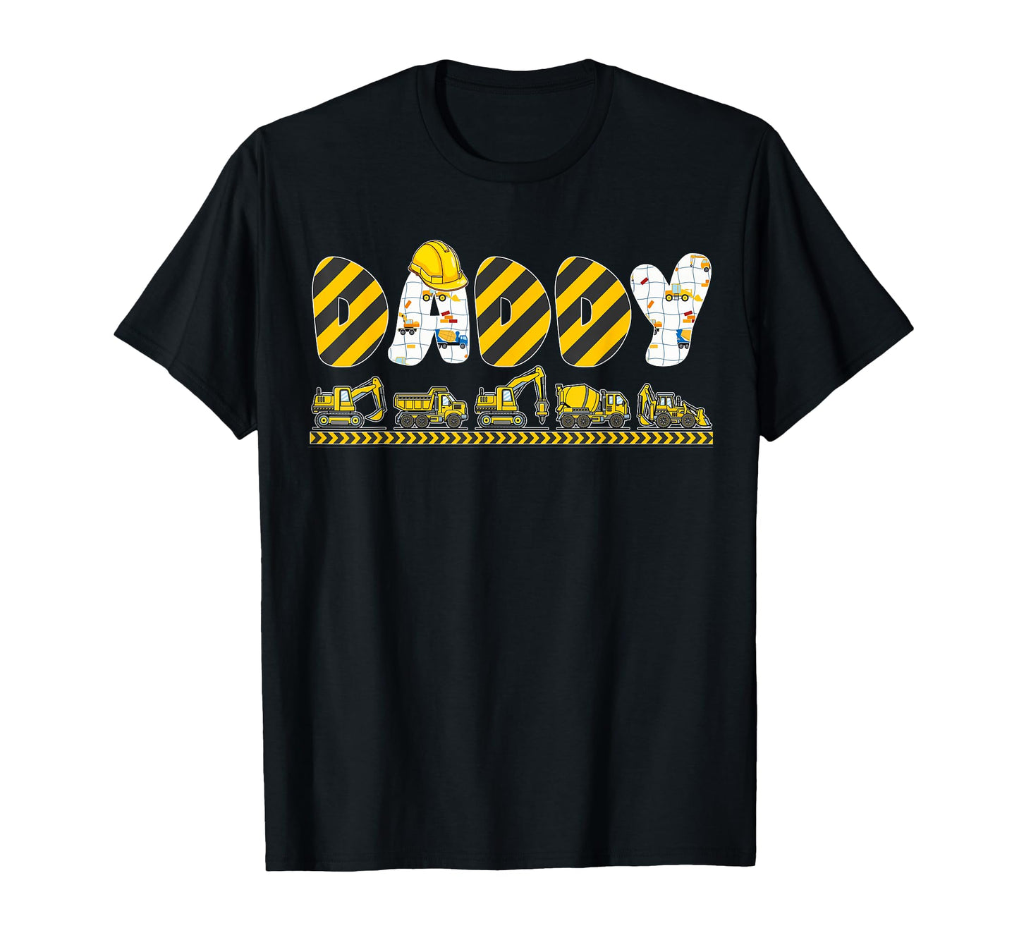 Mom Dad Construction Birthday Daddy Excavator Digger Tractor T-Shirt