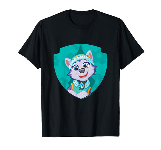 PAW Patrol Everest Big Chest Shield Emblem T-Shirt