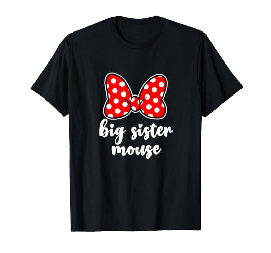 Kids Big Sister Mouse Bow Family Vacation - Youth, Toddler T-Shirt