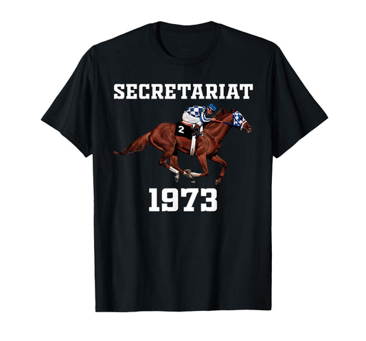 Secretariat 1973 horse racing T-Shirt