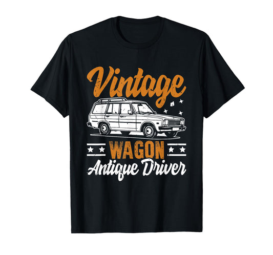 Vintage Wagon Antique Driver Wagon T-Shirt