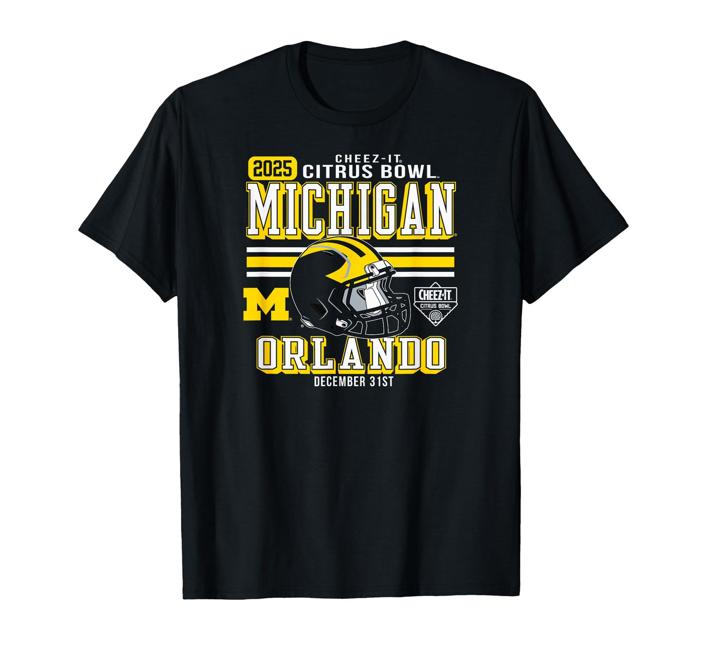 Michigan Wolverines Citrus Bowl 2025 Officially Licensed T-Shirt