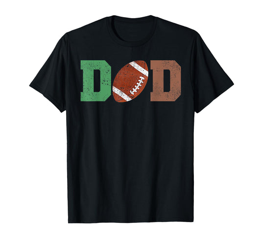 Dad of The 1 Year Old Football First Birthday Boy Family T-Shirt