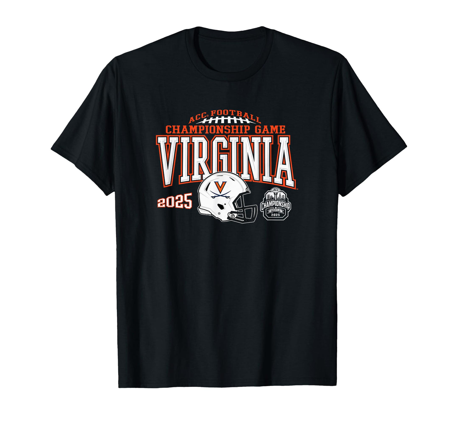 Virginia Cavaliers Acc Championship 2025 Football Navy T-Shirt