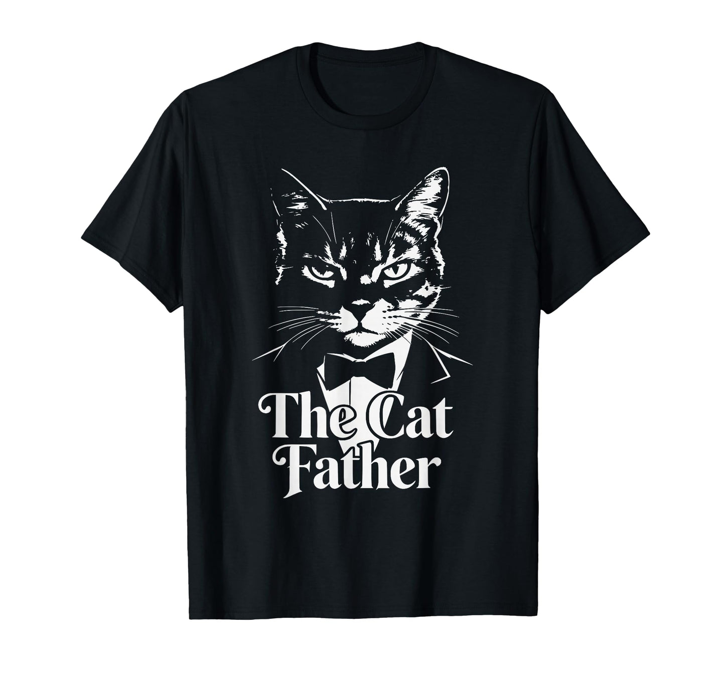 Cat Lover Gifts Funny The CatFather Mens Cat Dad T-Shirt