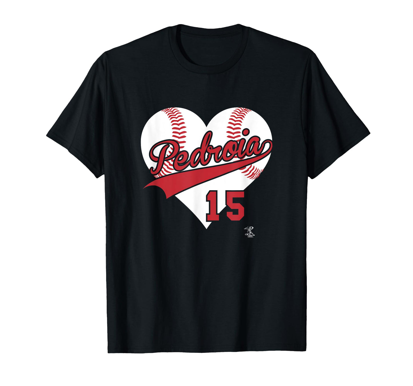 Dustin Pedroia Baseball Heart Gameday T-Shirt