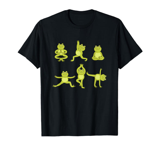 Yoga frog meditation frog makes yoga exercises T-Shirt