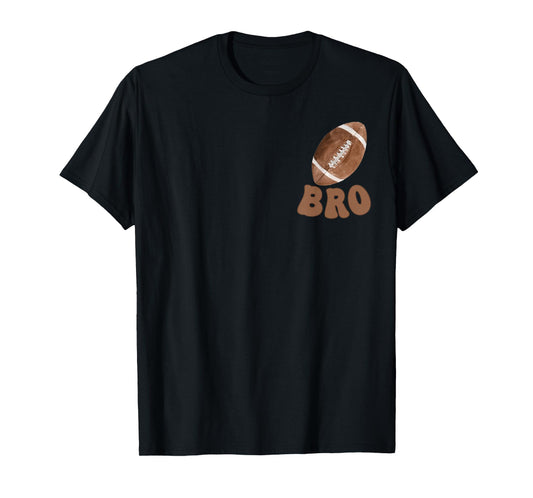 Brother of The 1 Year Old Football First Birthday Boy Family T-Shirt