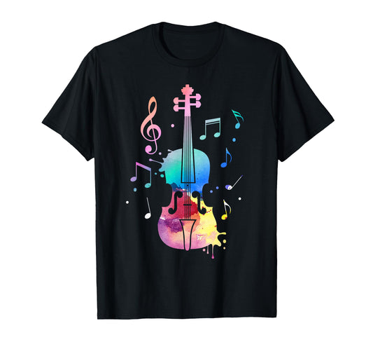 Funny Violin Lover Art For Men Women Violin Player Violinist T-Shirt
