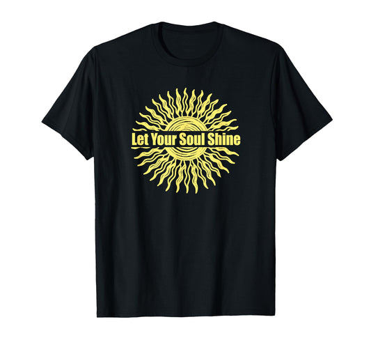 Tribal Art Let Your Soul Shine Inspirational Motivational T-Shirt