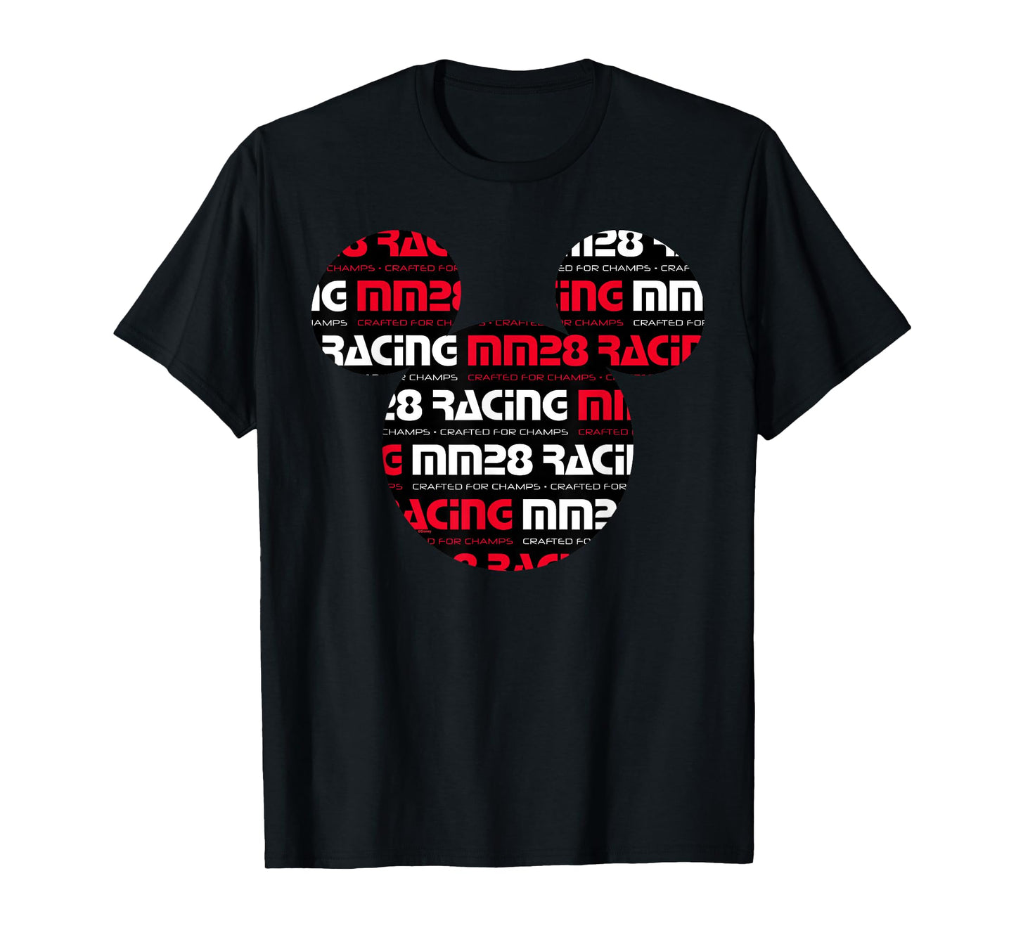 Disney Mickey Mouse Racing Champs MM28 Race Car Team Icon T-Shirt
