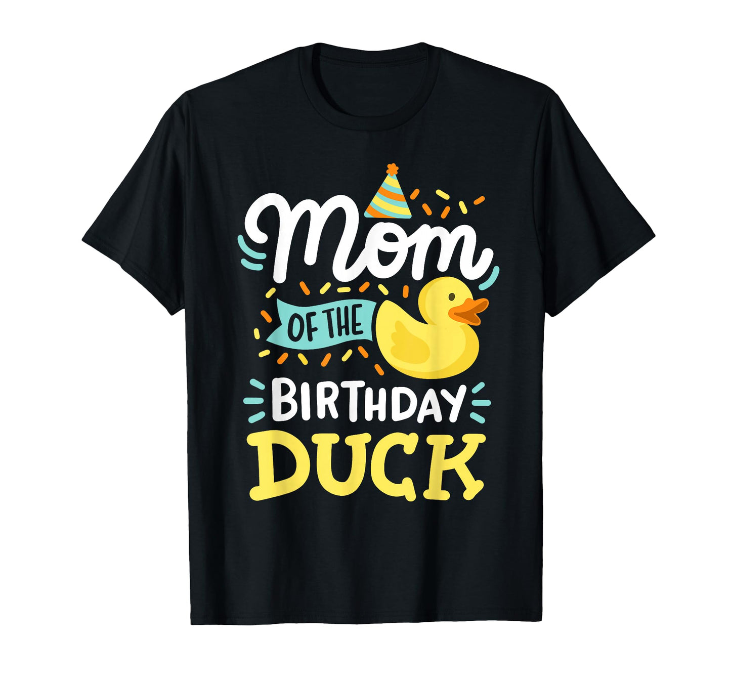 Mom Of The Birthday Duck Boy Rubber Duck Bday Family T-Shirt