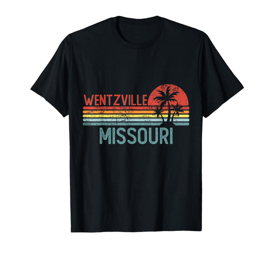 Wentzville Missouri Funny USA City Trip Home Roots T-Shirt