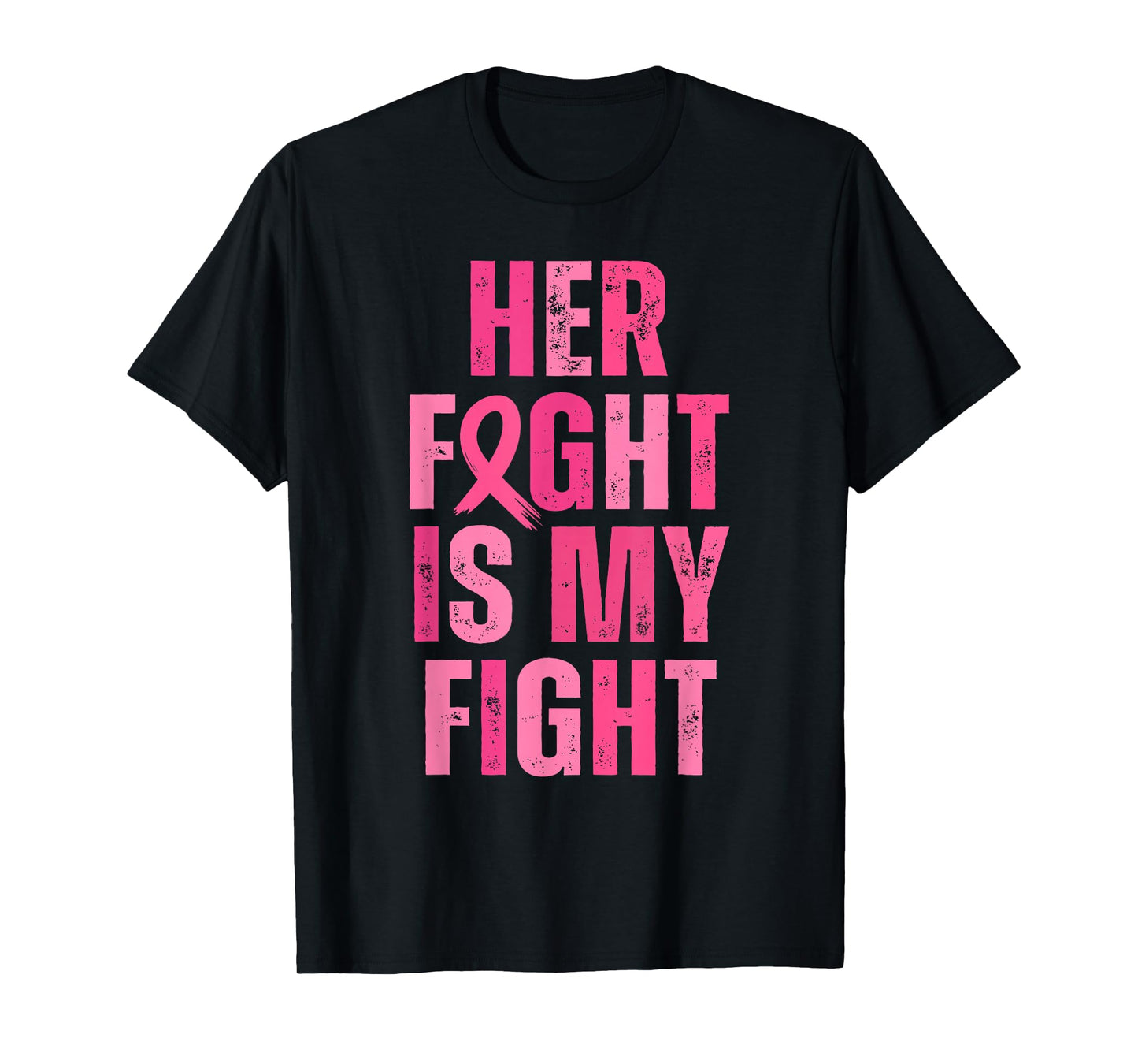 Breast Cancer Awareness Husband Support Squad Boxing Gloves T-Shirt