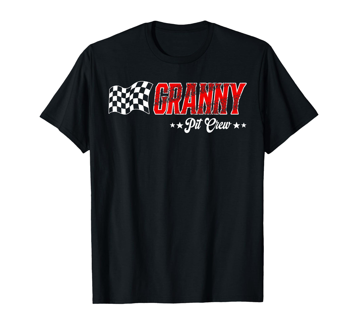 Granny Pit Crew Race Car Birthday Family Matching T-Shirt