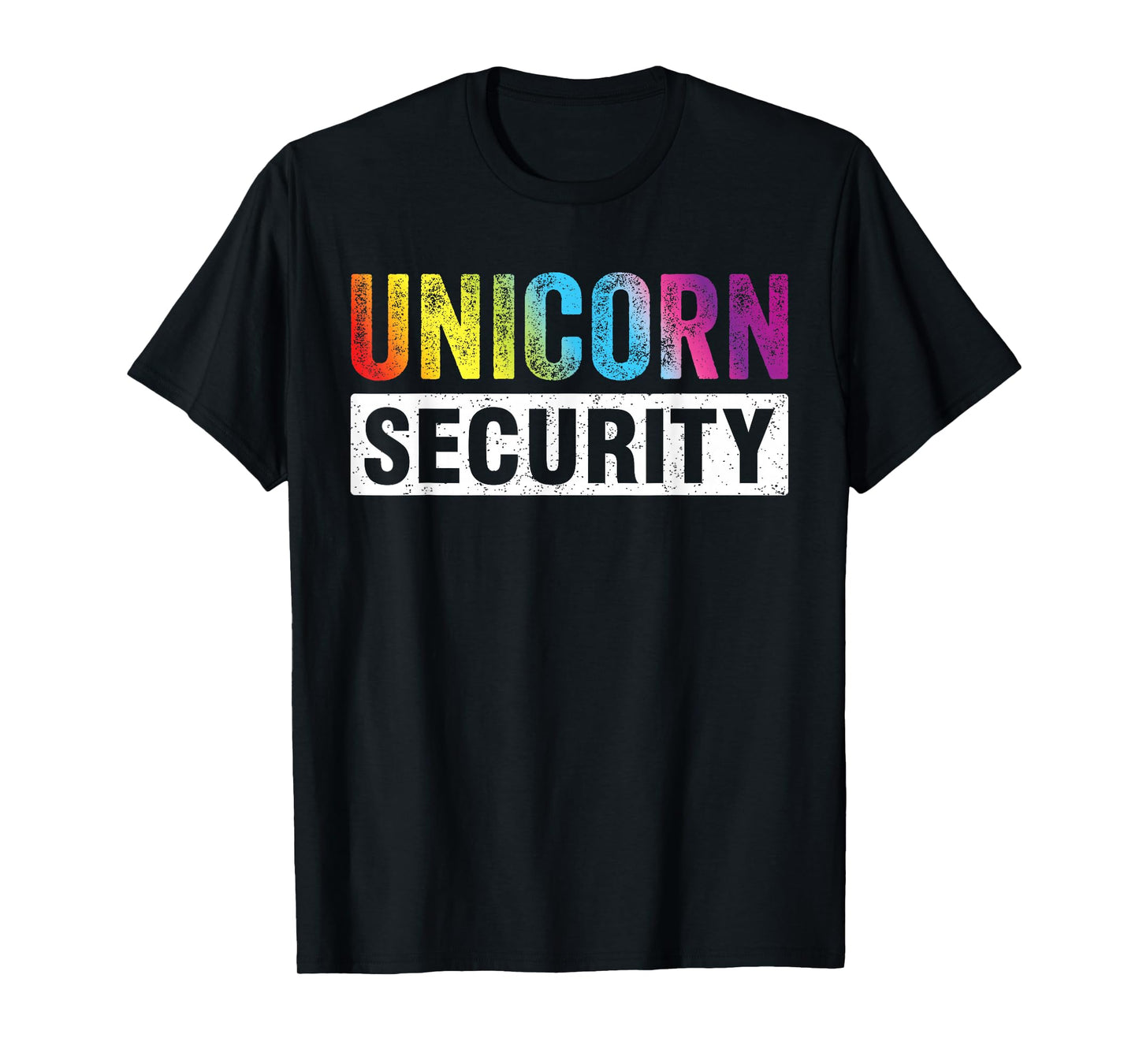 Unicorn Security Funny Halloween Costume T-Shirt