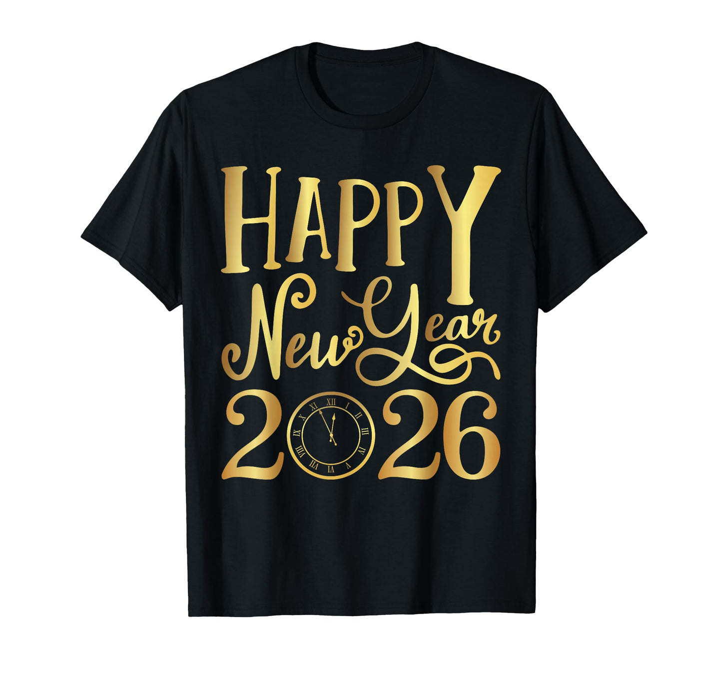Happy New Year Party 2026 Family Matching T-Shirt