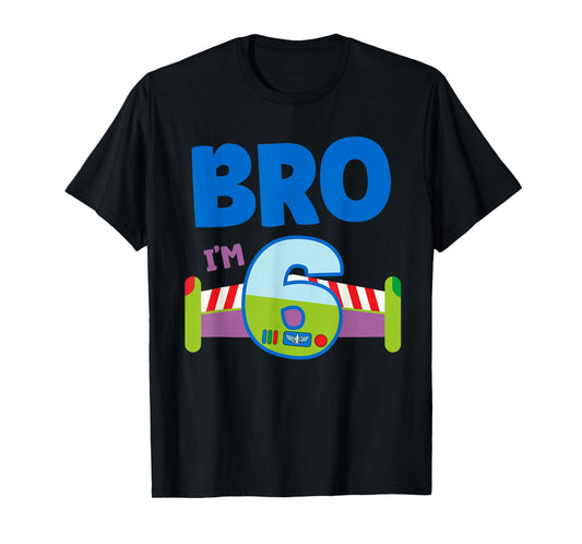 6th Birthday Boy Toy Lover Bro I'm 6 Year Old Story Party T-Shirt
