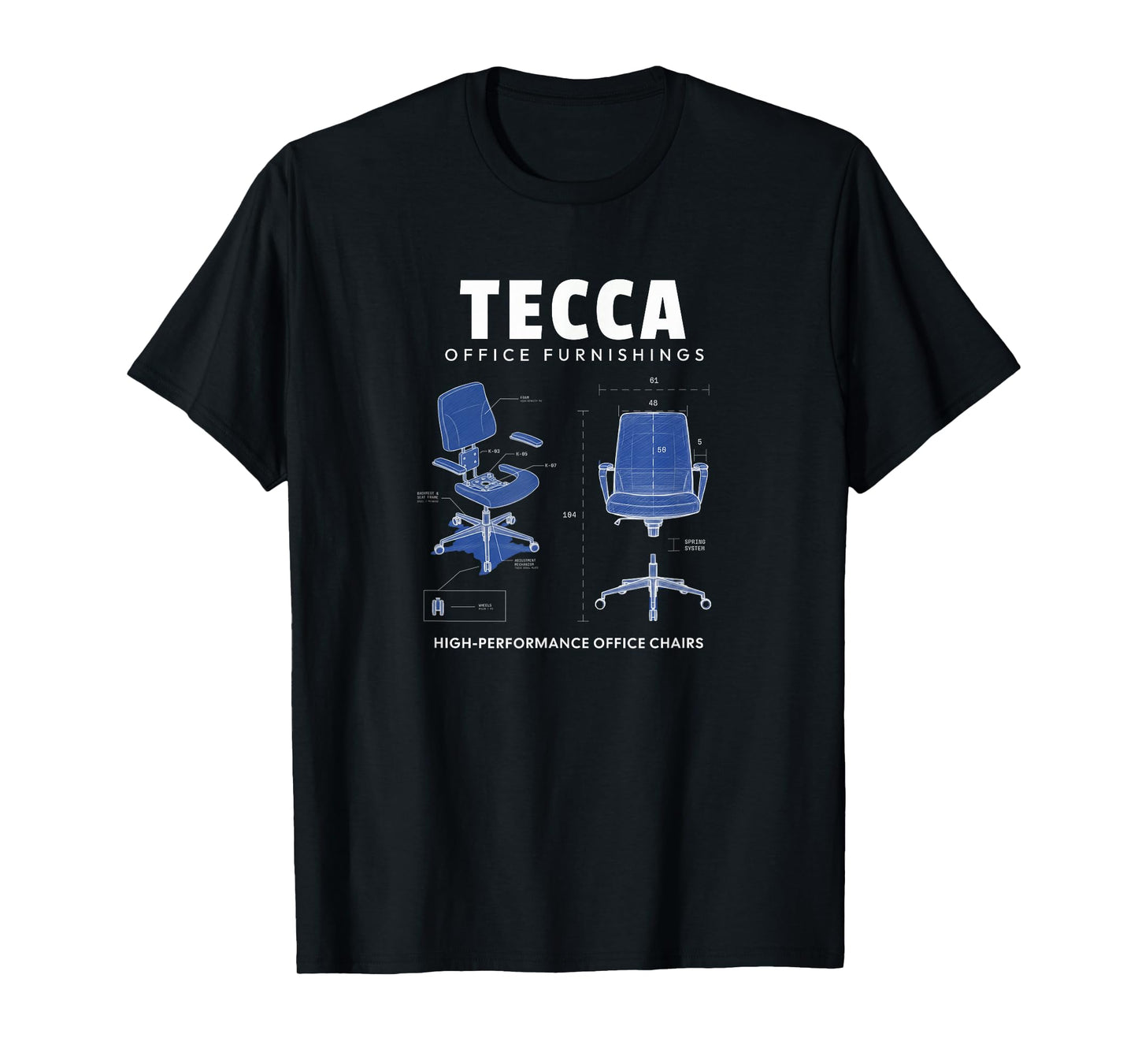 Tecca Office Furnishings - high Performance Office Chairs T-Shirt
