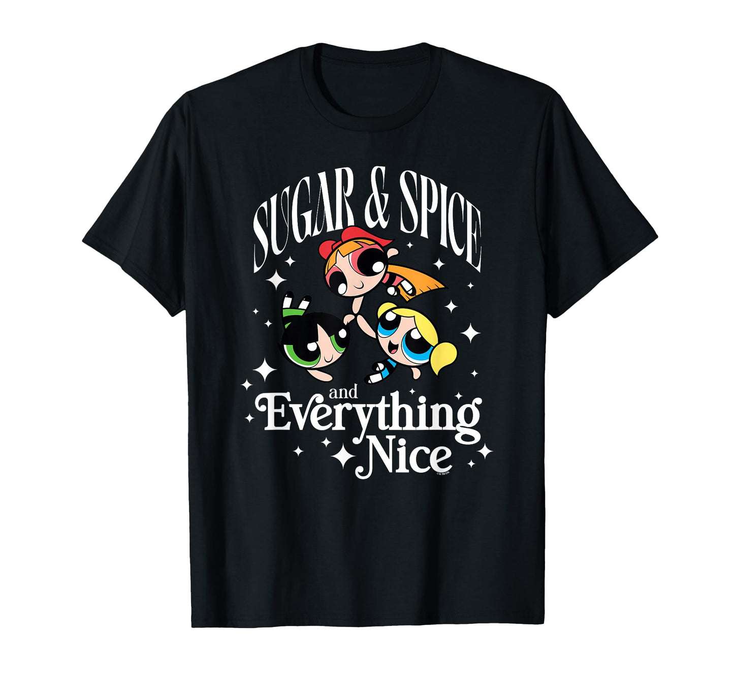 The Powerpuff Girls Sugar & Spice And Everything Nice Team T-Shirt