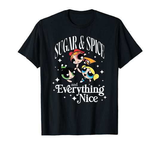 The Powerpuff Girls Sugar & Spice And Everything Nice Team T-Shirt