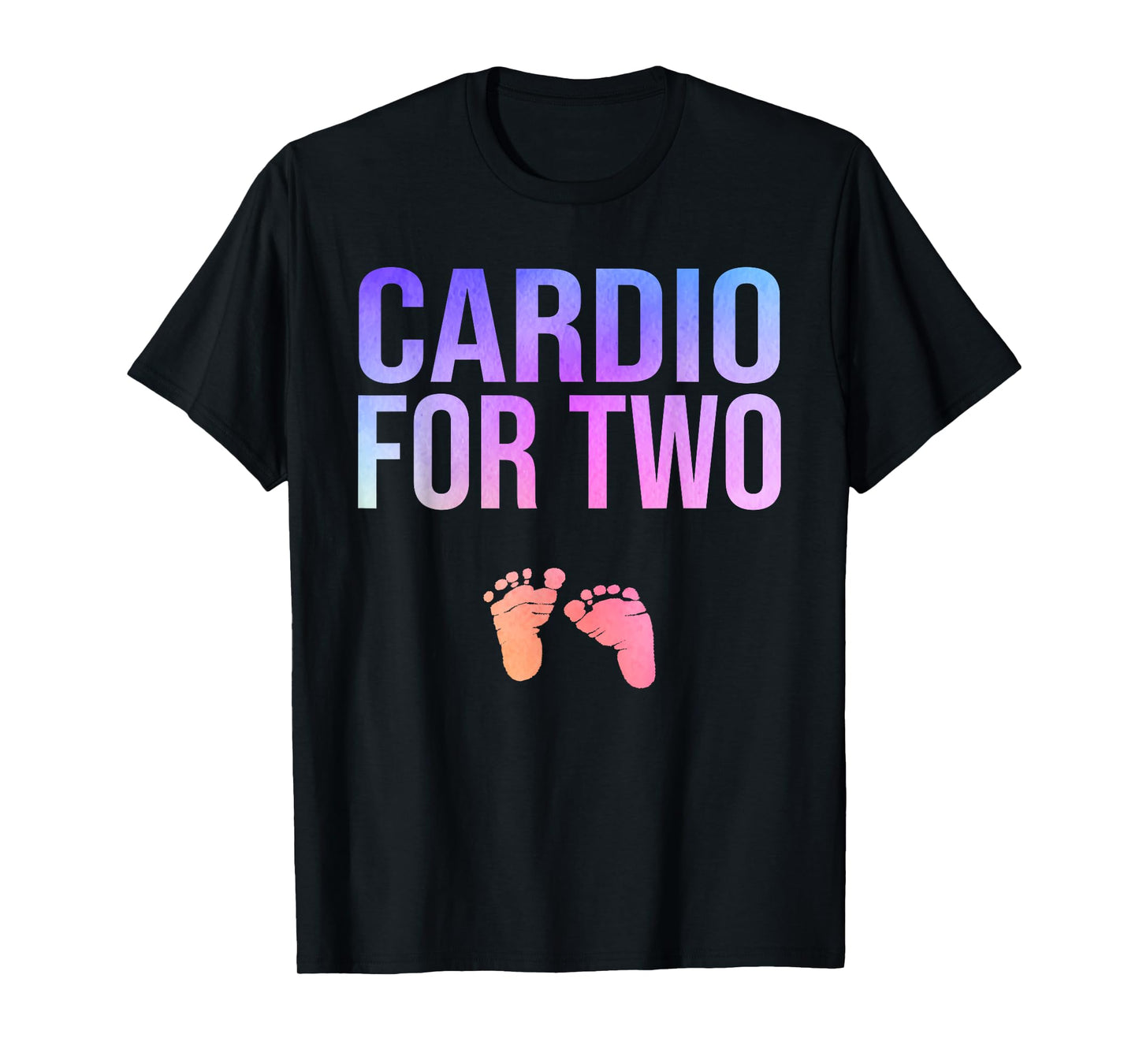 Cardio For Two Funny Pregnancy Workout T-Shirt