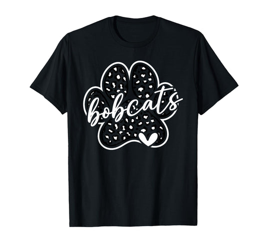 Vintage Bobcats Team Pride School Spirit Back To School T-Shirt
