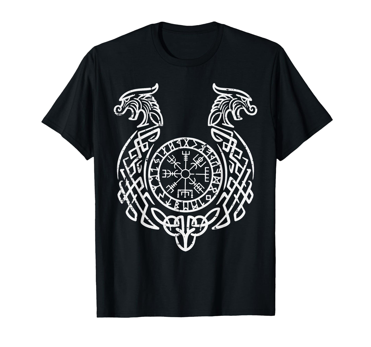 Viking Compass Helm Of Awe Norse Mythology Men Women Kids T-Shirt