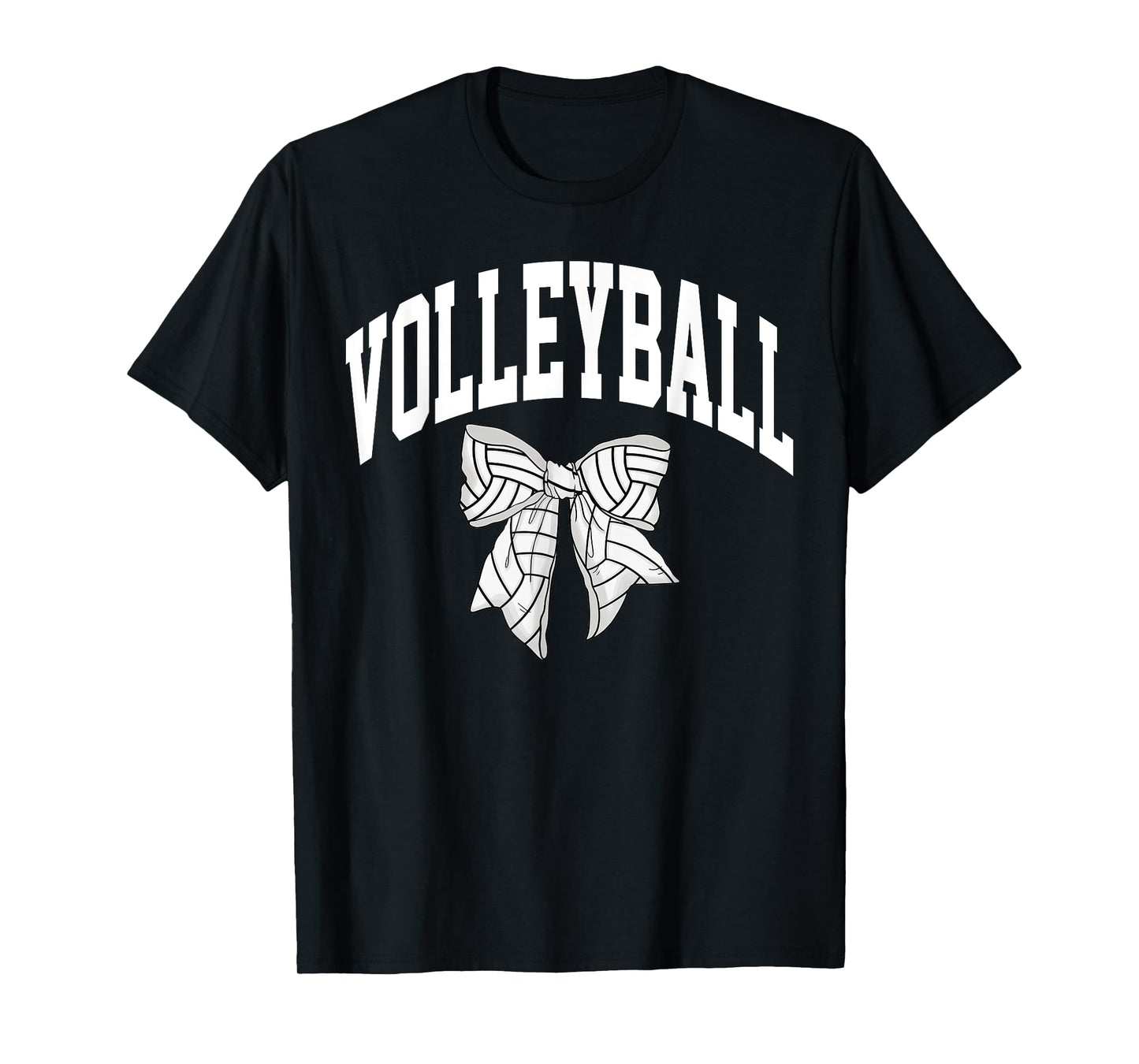 Volleyball Game Day Coquette Bow Volleyball Girls Women T-Shirt