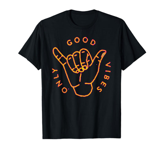 Good Vibes Only Novelty Tshirt Yoga Meditation Gift T-Shirt