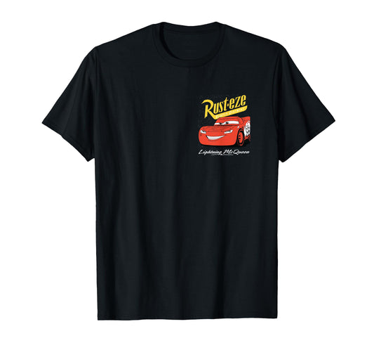 Disney Pixar Cars Lightning McQueen Vintage Rusteze T-Shirt