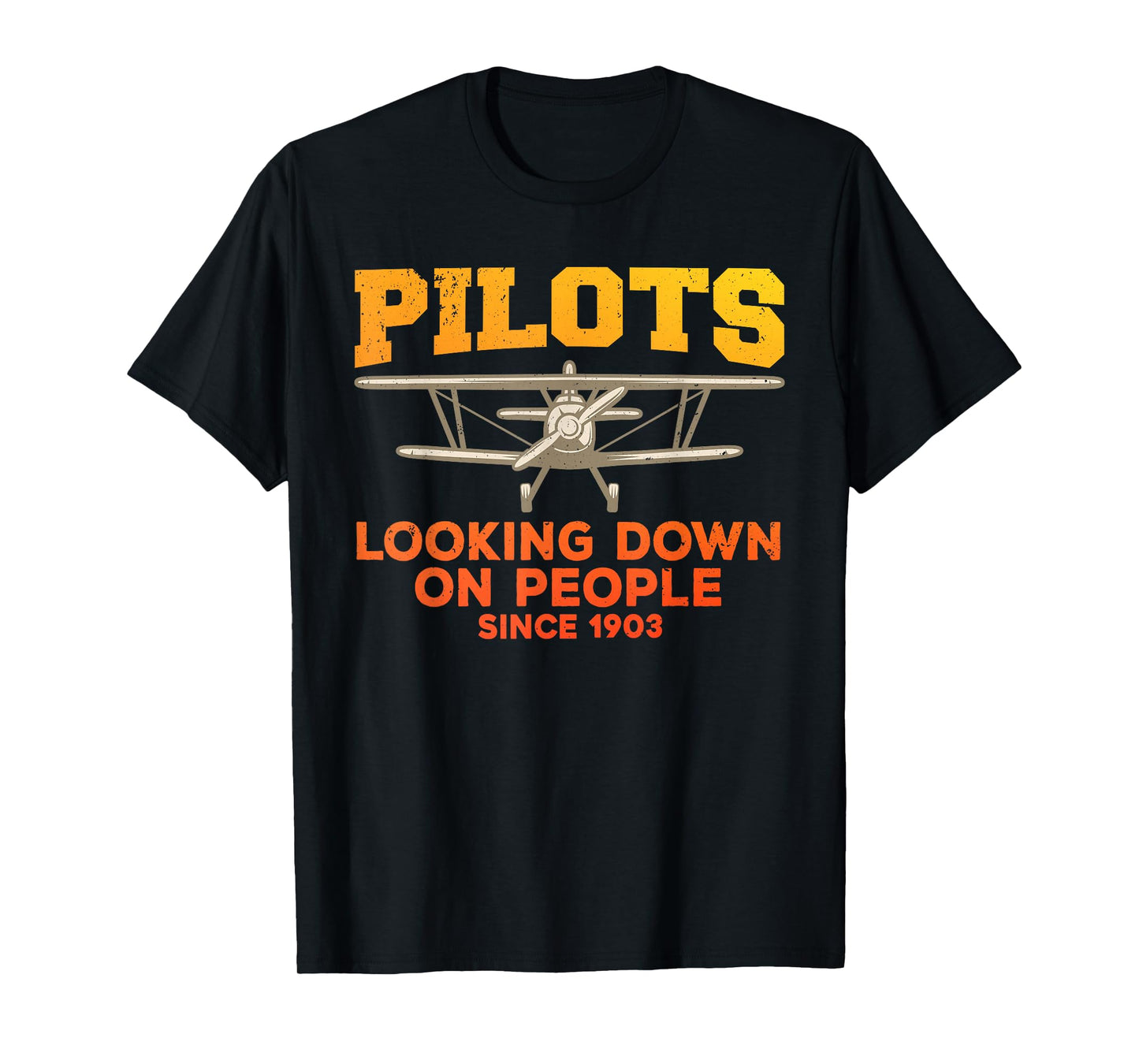 Funny Pilot Design for Men Women Aviation Airplane Pilot T-Shirt
