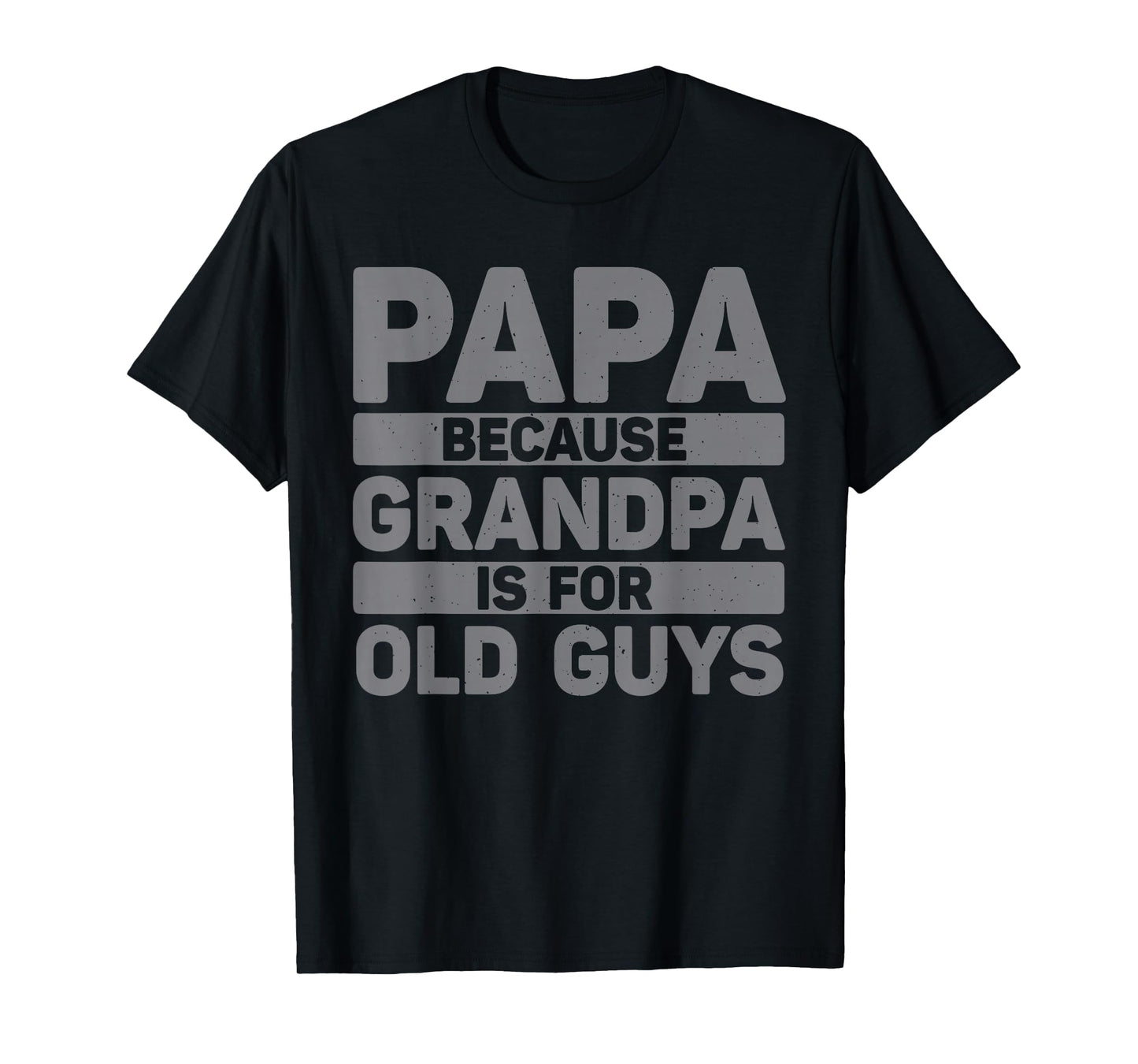 Papa Art for Grandpa Men from Grandkids Father's Day Papa T-Shirt