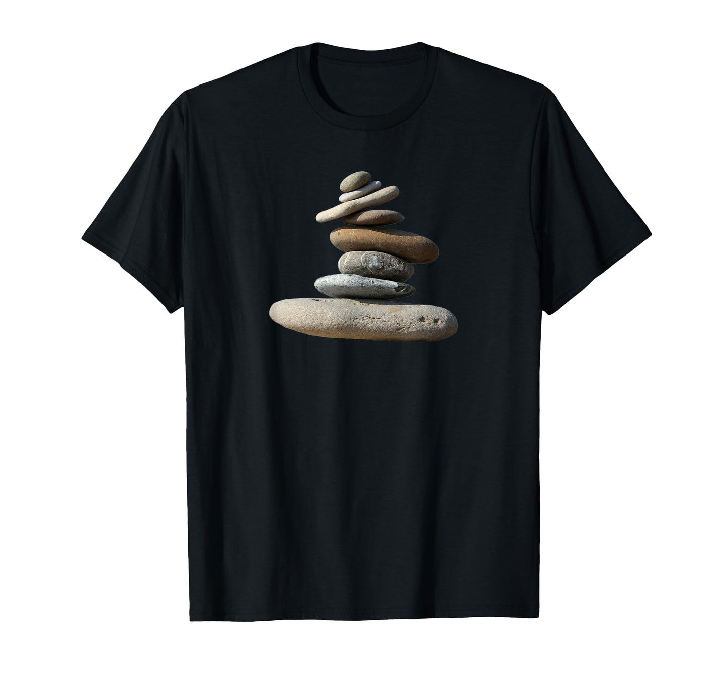 Balanced Rocks Zen Centered Yoga Peace Meditation T-Shirt T-Shirt