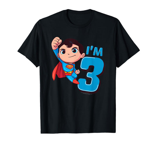 Superman 3rd Birthday Cute I'm 3 T-Shirt