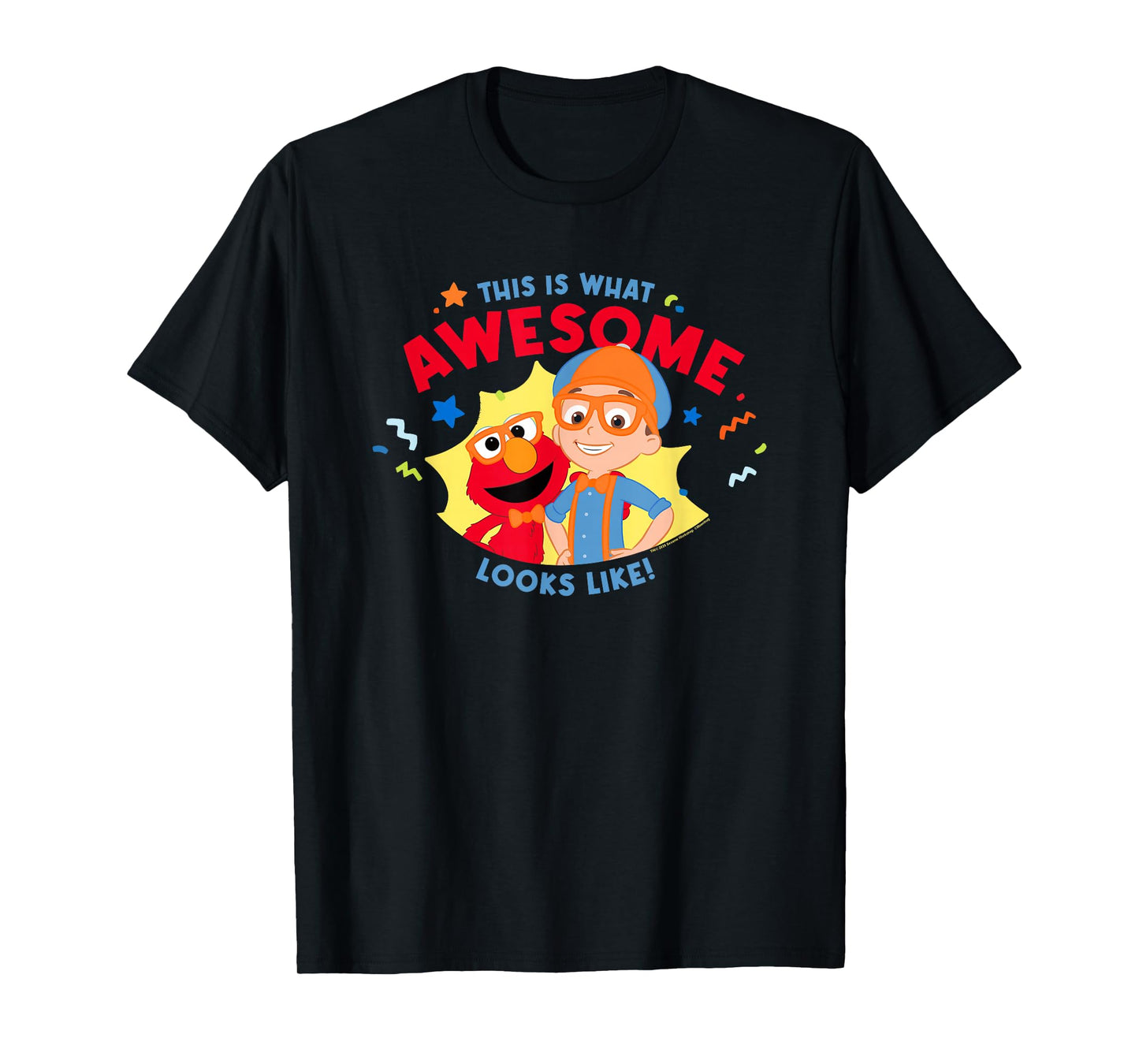 Blippi Sesame Street This Is What Awesome Looks Like! T-Shirt