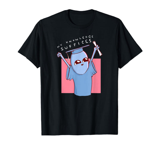 Threadless Nathan W. Pyle My Knowledge Suffices Graphic T-Shirt