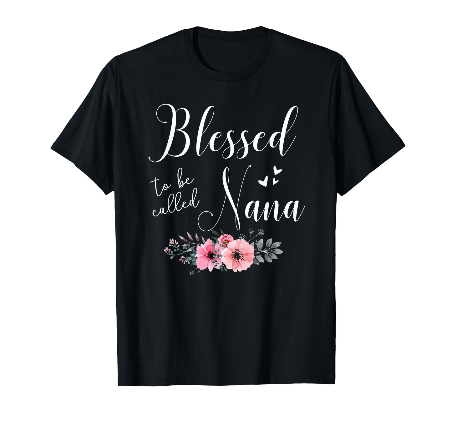 Blessed To Be Nana Women Grandma Mother's Day Christmas T-Shirt