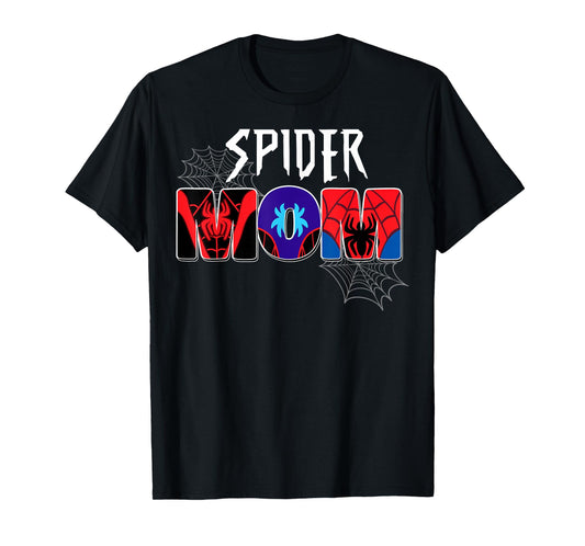 Women Spider Mom Mother's Day Matching Family Birthday T-Shirt