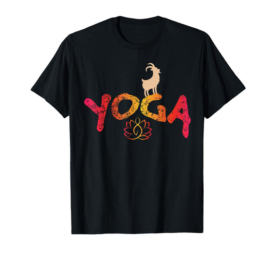 Love Yoga Goat Pose product for meditation gift design T-Shirt