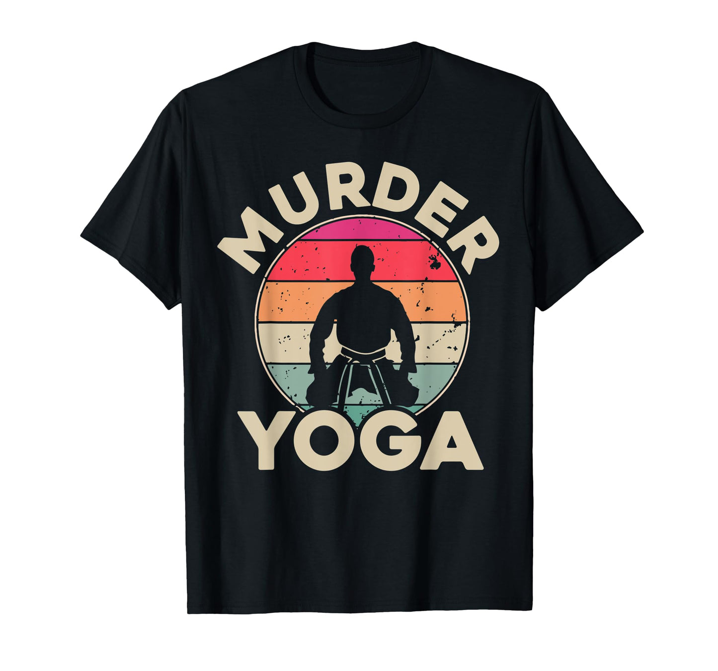 Vintage Jiu Jitsu Shirt Brazilian Jiu Jitsu Murder Yoga BJJ T-Shirt