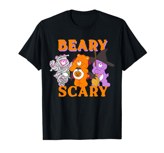 Care Bears Beary Scary Halloween Orange Font T-Shirt