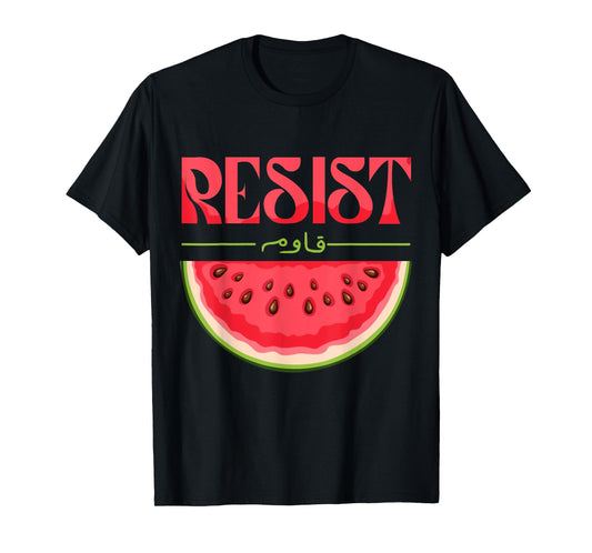 Watermelon Resist Stand With Palestine Gift For Women Men T-Shirt