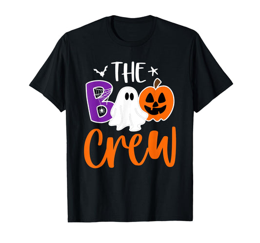 Halloween The Boo Crew Cute Ghost Spooky Family Matching T-Shirt