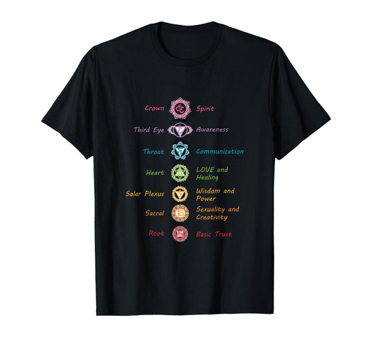 Energy Spirits Soul Chakra Spiritual Health Healing T-Shirt