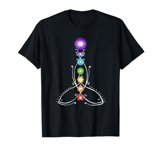 Spiritual Shirts for men and women & Yoga clothes Yoga Meditation Spiritual Body Energy Chakra T-Shirt
