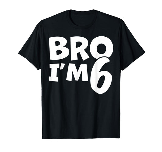 6 Year Old BDay Decorations Son Boy 6yr 6th Birthday T-Shirt