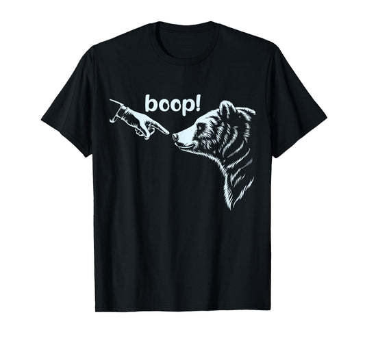 National Park Bear Boop Bear Nose Boop Bear T-Shirt