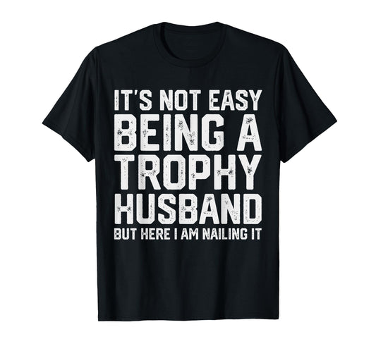 Vintage Funny Wedding Anniversary Design For Husband Mens T-Shirt