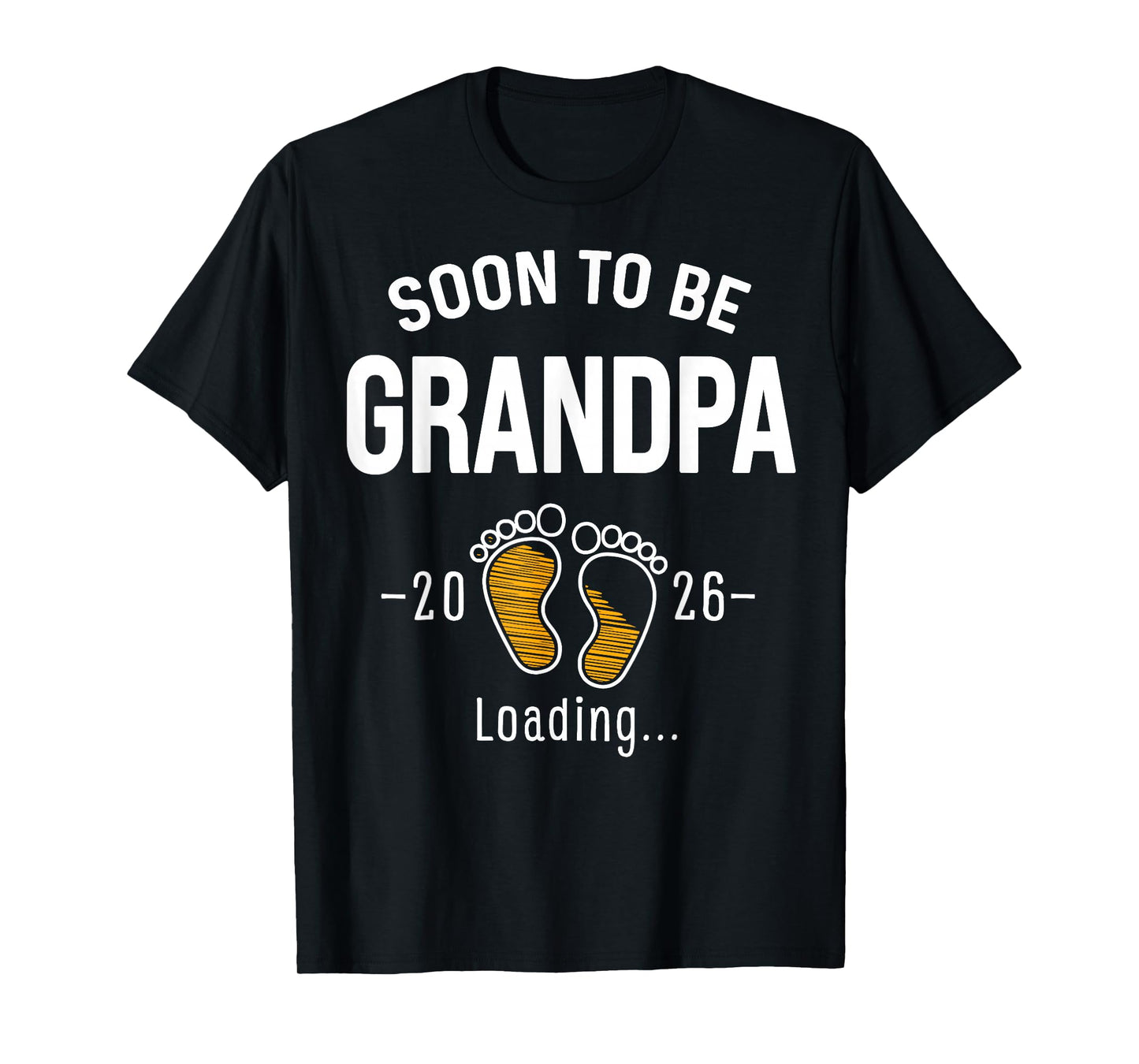 Soon to Be Grandpa 2026 Loading Funny Pregnancy Announcement T-Shirt
